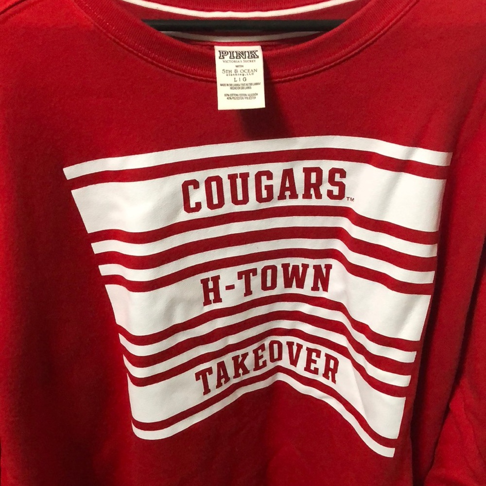 Pink Victoria’s Secret Sweater U Of H